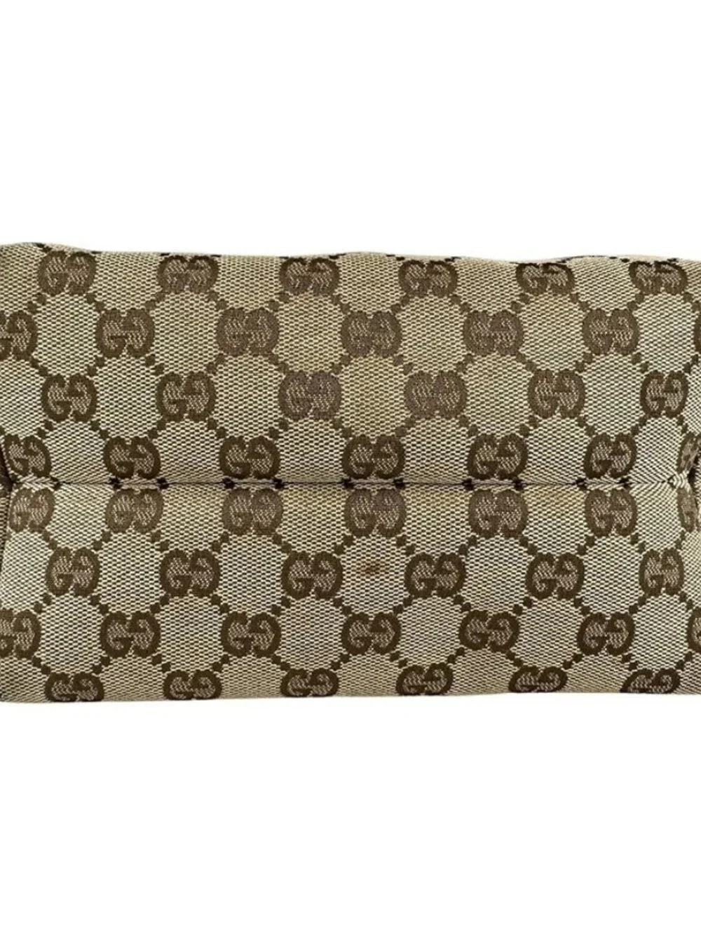 Auth GUCCI Handbag Brown GG Canvas/Leather - z9040 - Picture 9 of 12